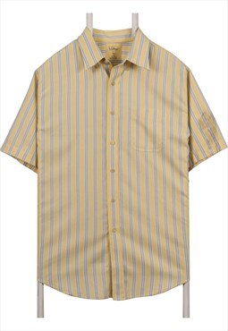 Vintage 90's L.L.Bean Shirt Short Sleeve Button Up Striped