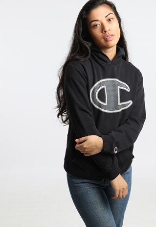 90S CHAMPION PRINT LOGO HOODIE