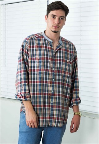 VINTAGE TOMMY HILFIGER SHIRT LOGO 90S L 12.6