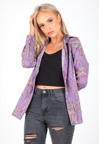 VINTAGE UNBRANDED PATTERN SHIRT S229