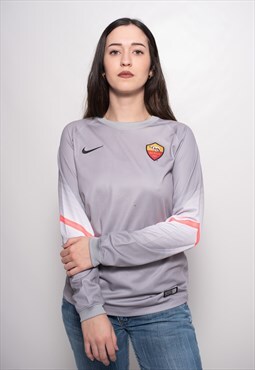 Vintage Nike Roma longsleeve Sport Soccer Jersey