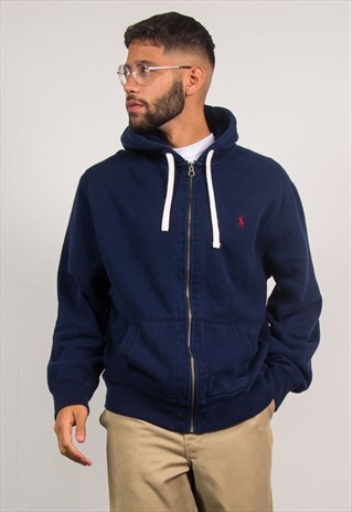 RALPH LAUREN HOODIE FULL ZIP HOODED SWEATSHIRT