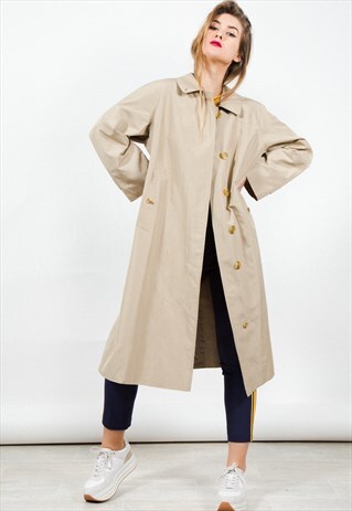 VINTAGE 80S ORIGINAL BURBERRY TRENCH / S3872