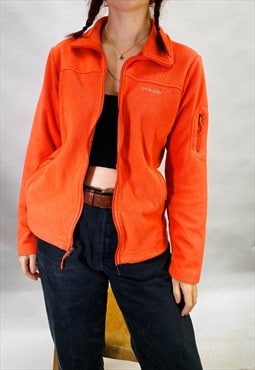 Vintage Size S Columbia Fleece Jacket in Orange