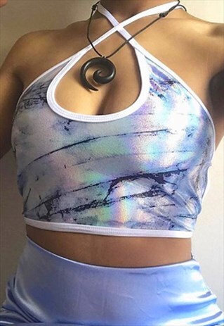 BLUE MARBLE MIXER KEYHOLE TOP