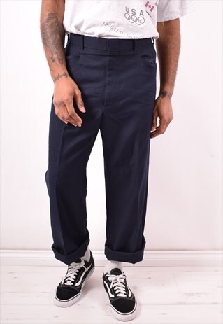 LEVI'S MENS VINTAGE TROUSERS W36 L30 BLUE 90S