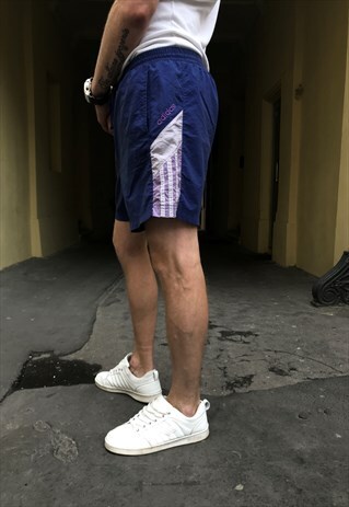 VINTAGE 90' COOL CLASSIC OLDSCHOOL PURPLE ADIDAS SHORTS
