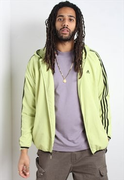 Vintage Adidas Hoodie Shell Jacket Green