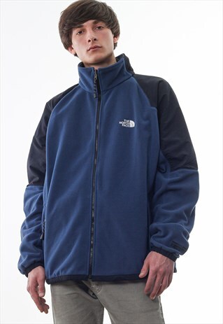 VINTAGE THE NORTH FACE FULL ZIP JACKET 90S BLUE