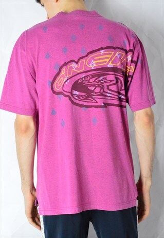VINTAGE 90S PINK GRAPHIC T-SHIRT