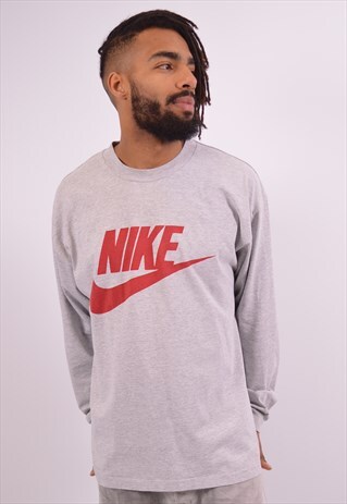 VINTAGE NIKE TOP LONG SLEEVE GREY