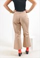 VINTAGE FLARES TROUSERS IN BEIGE