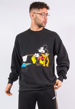 VINTAGE 90'S DISNEY SWEATSHIRT MICKEY MOUSE PRINT