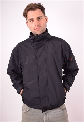 FJALL RAVEN MENS VINTAGE JACKET SMALL BLACK 90S
