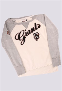 Vintage   Sweatshirt Grey Medium Giants Crewneck