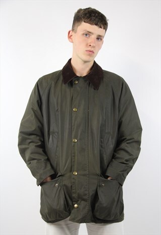 VINTAGE GREEN WAX JACKET