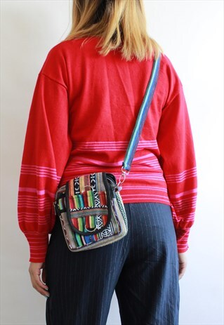 MULTI WOVEN HANDMADE CROSS BODY BAG