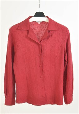 Vintage 00s blouse in maroon