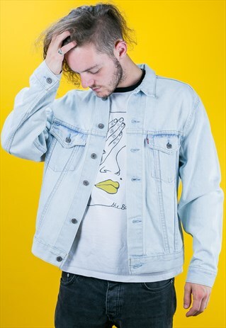 PALE BLUE LEVI DENIM JACKET