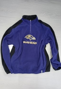 00s Reebok NFL Baltimore Ravens Fleece Purple