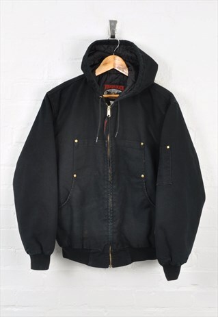 Vintage Workwear Active Jacket Black Small