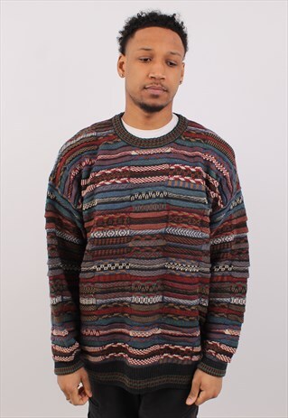 VINTAGE MEN'S IDEA UOMO COOGI STYLE CREW NECK SWEATER
