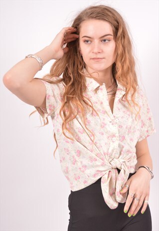 VINTAGE RALPH LAUREN SHIRT SHORT SLEEVE MULTI