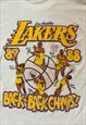 VINTAGE LOS ANGELES LAKERS 1987-88 BACK TO BACK CHAMPS TEE