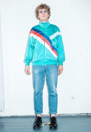 VINTAGE TRICOLOR SOVIET JACKET / 1990S