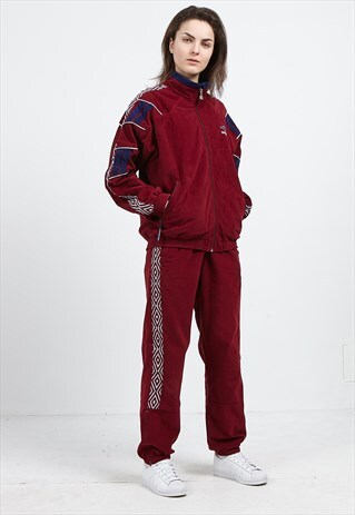 VINTAGE RED UMBRO SPORT TRACKSUIT