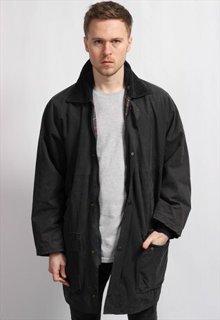 VINTAGE OVERSIZED WAX JACKET