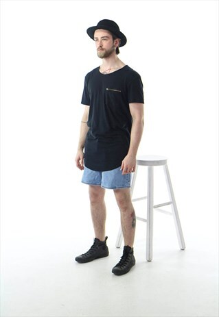 BLUE DENIM MEN SHORTS / SUMMER LIGHT SHORTS