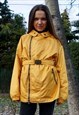 VINTAGE 90S IRIDESCENT WOMEN ZIP UP JACKET IN GOLD