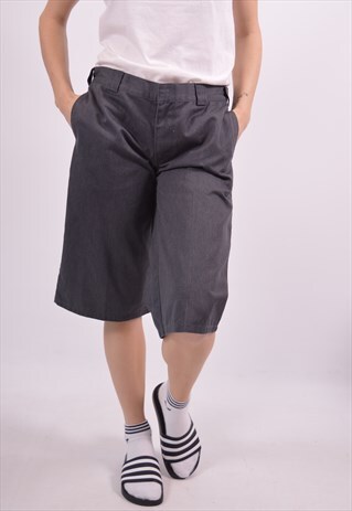 DICKIES WOMENS VINTAGE SHORTS W28 GREY 90S