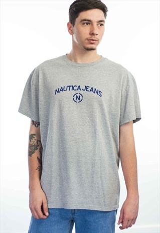 VINTAGE NAUTICA LOGO T-SHIRT 90S XL 8.8