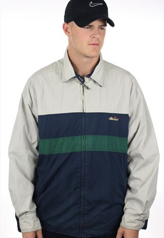 VINTAGE ELLESSE REVERSIBLE HARRINGTON JACKET