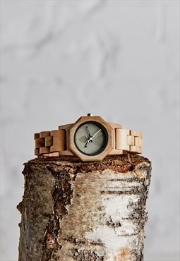 The Willow - Handmade Recycled Wood Wristwatch