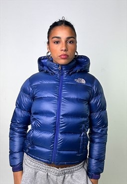 Navy Blue The North Face Nuptse 700 Puffer Jacket