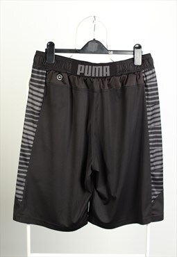 Vintage Puma Sports Logo Shorts Black