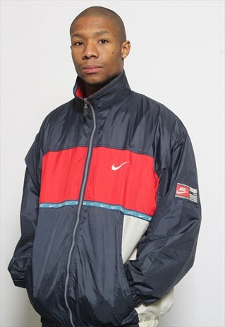 VINTAGE NIKE COLOUR BLOCK JACKET
