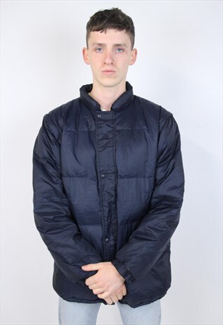 VINTAGE 90S NAVY PADDED JACKET
