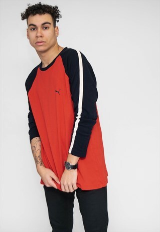 VINTAGE LONG SLEEVE PUMA TOP