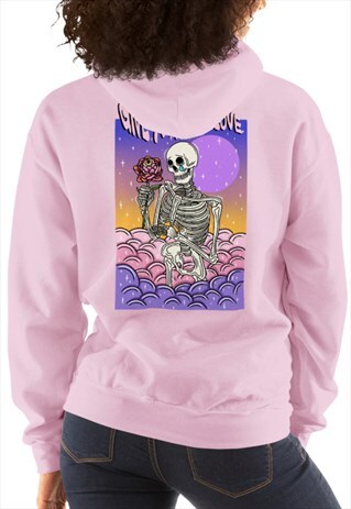 RFLCTVE X SADSKELLY PINK PRINT HOODIE