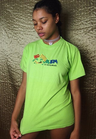 ST KITTS NEON T SHIRT