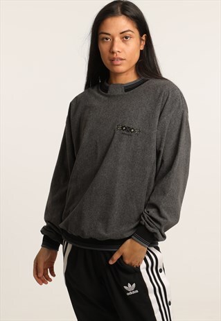 VINTAGE ADIDAS EMBROIDERED SWEATSHIRT