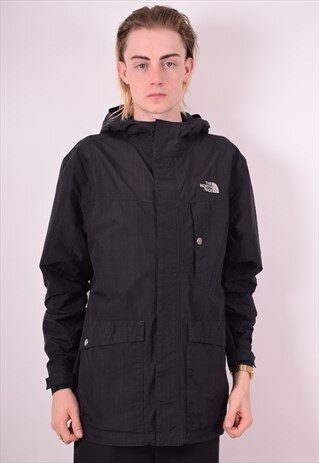 THE NORTH FACE MENS VINTAGE RAIN JACKET LARGE BLACK 90S