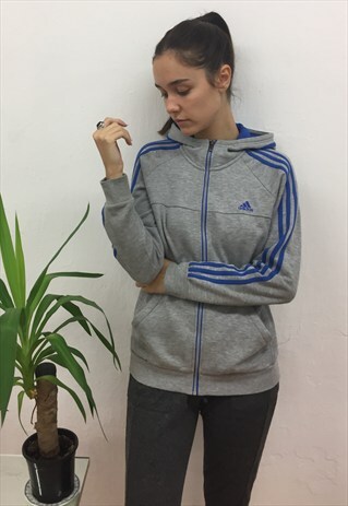 VINTAGE 90S ADIDAS MULTICOLOR HOODIE