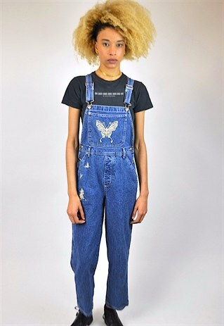 VINTAGE 90'S DENIM DUNGAREES