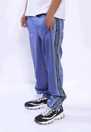 VINTAGE CHAMPION TAPE LOGO TRACK BOTTOMS PURPLE