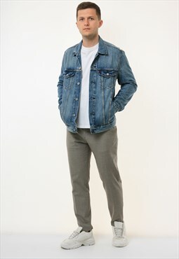 Vintage Denim Distressed Jeans Jacket Levi's Jacket 18703